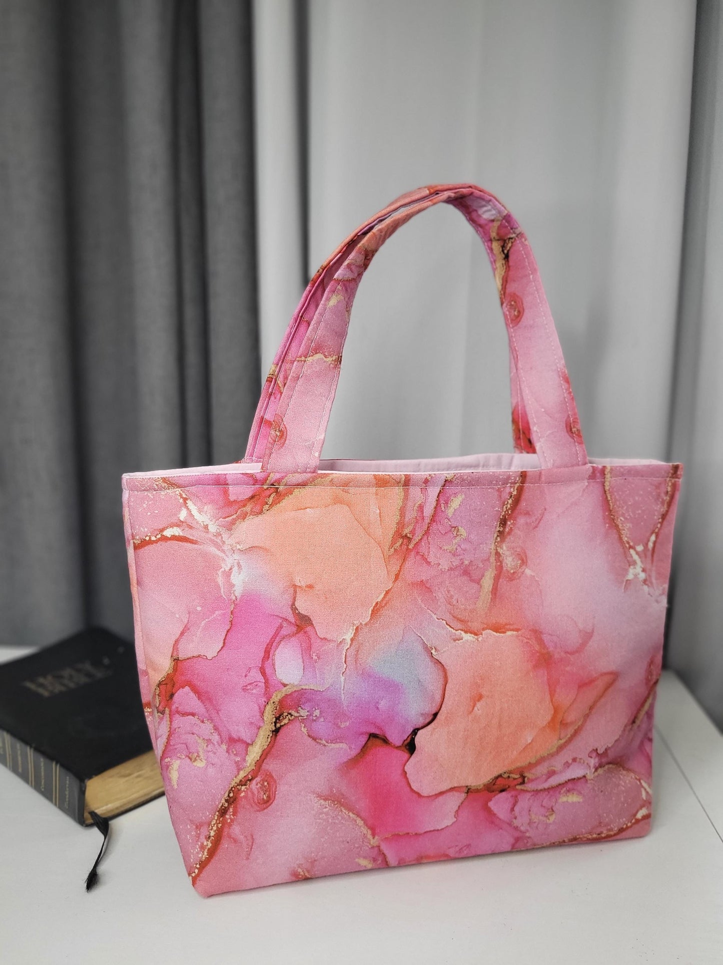Mini Tote Bible Tote Book sleeve with handles