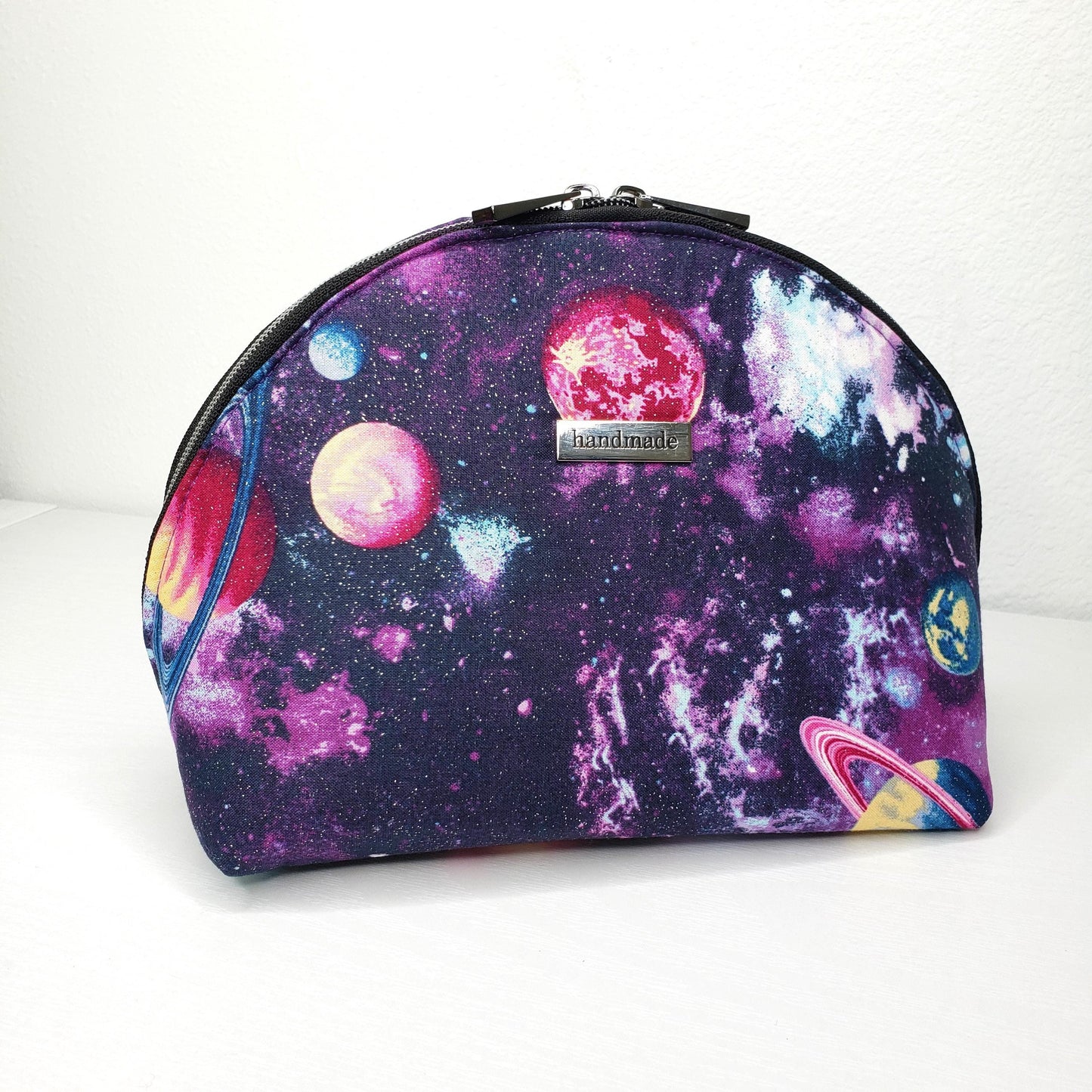 Purple Galaxy Clam Shell Cosmetics Makeup Toiletries Accessories Gift Set