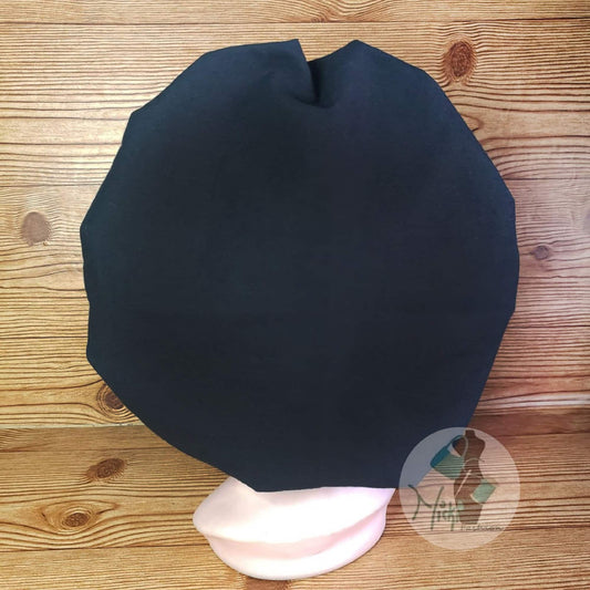 Black History Brown Faces Cotton Bonnet: Satin Lined Nurse Cap