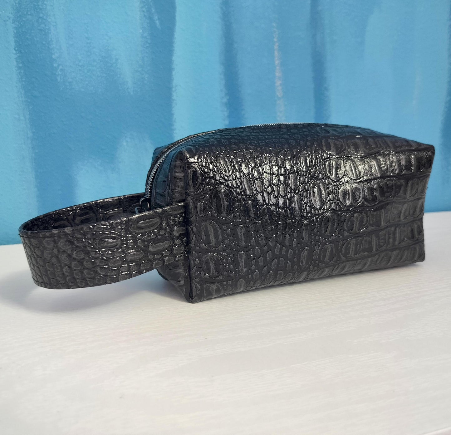 Toiletries Bag Faux Leather Travel Accessories Pouch
