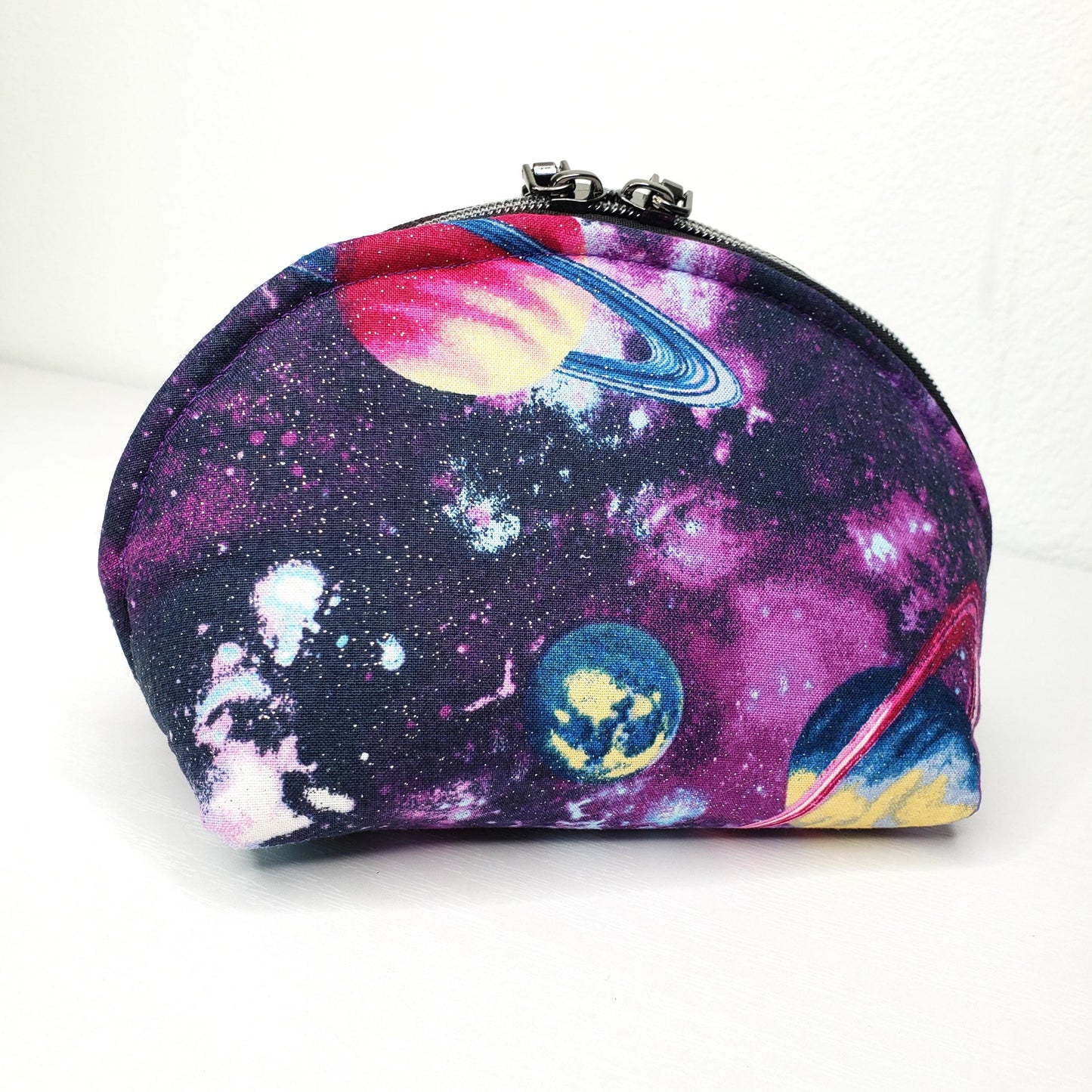 Purple Galaxy Clam Shell Cosmetics Makeup Toiletries Accessories Gift Set