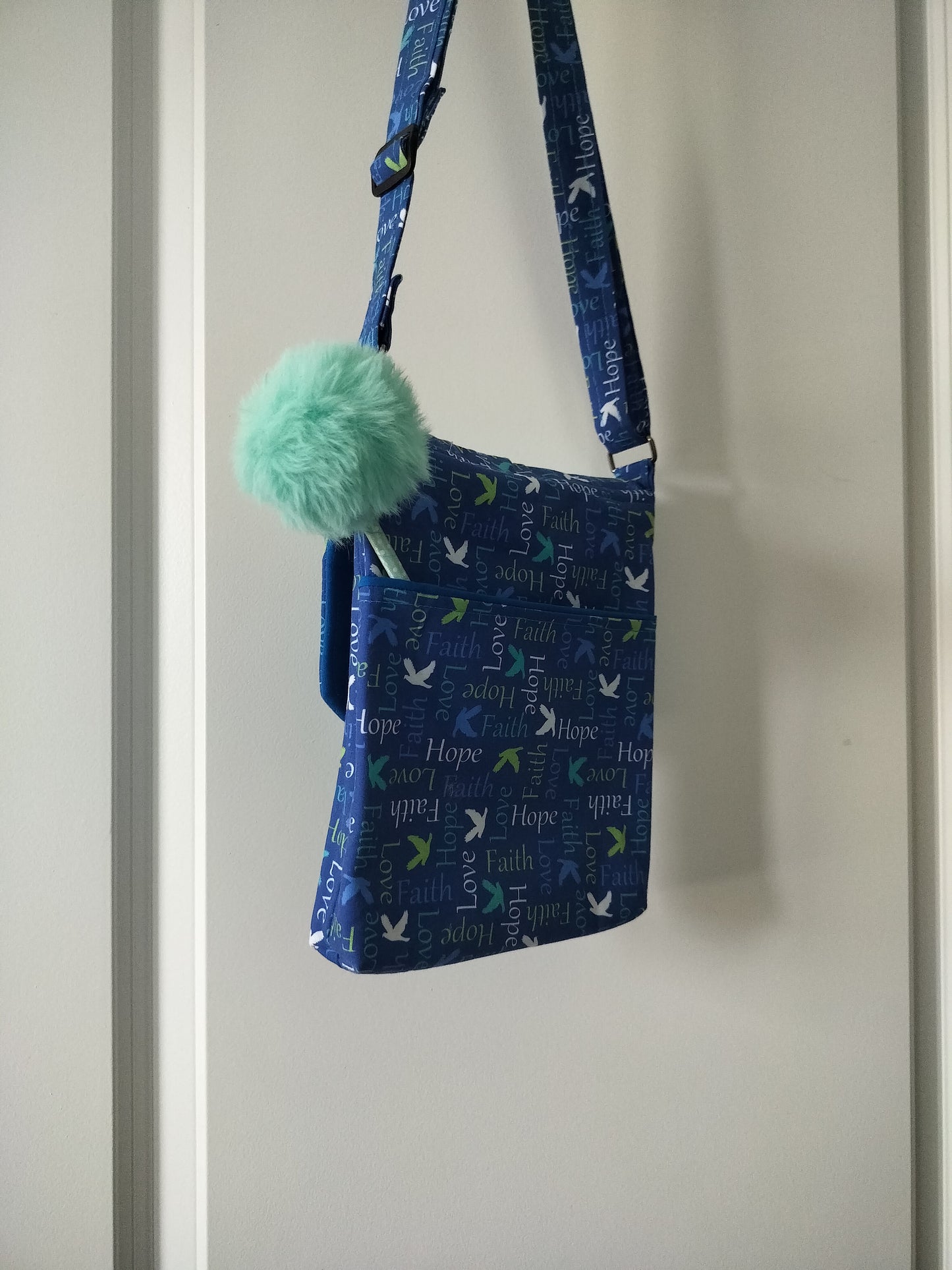 Crossbody Purse Love Faith Hope Messenger Style Sling Bag