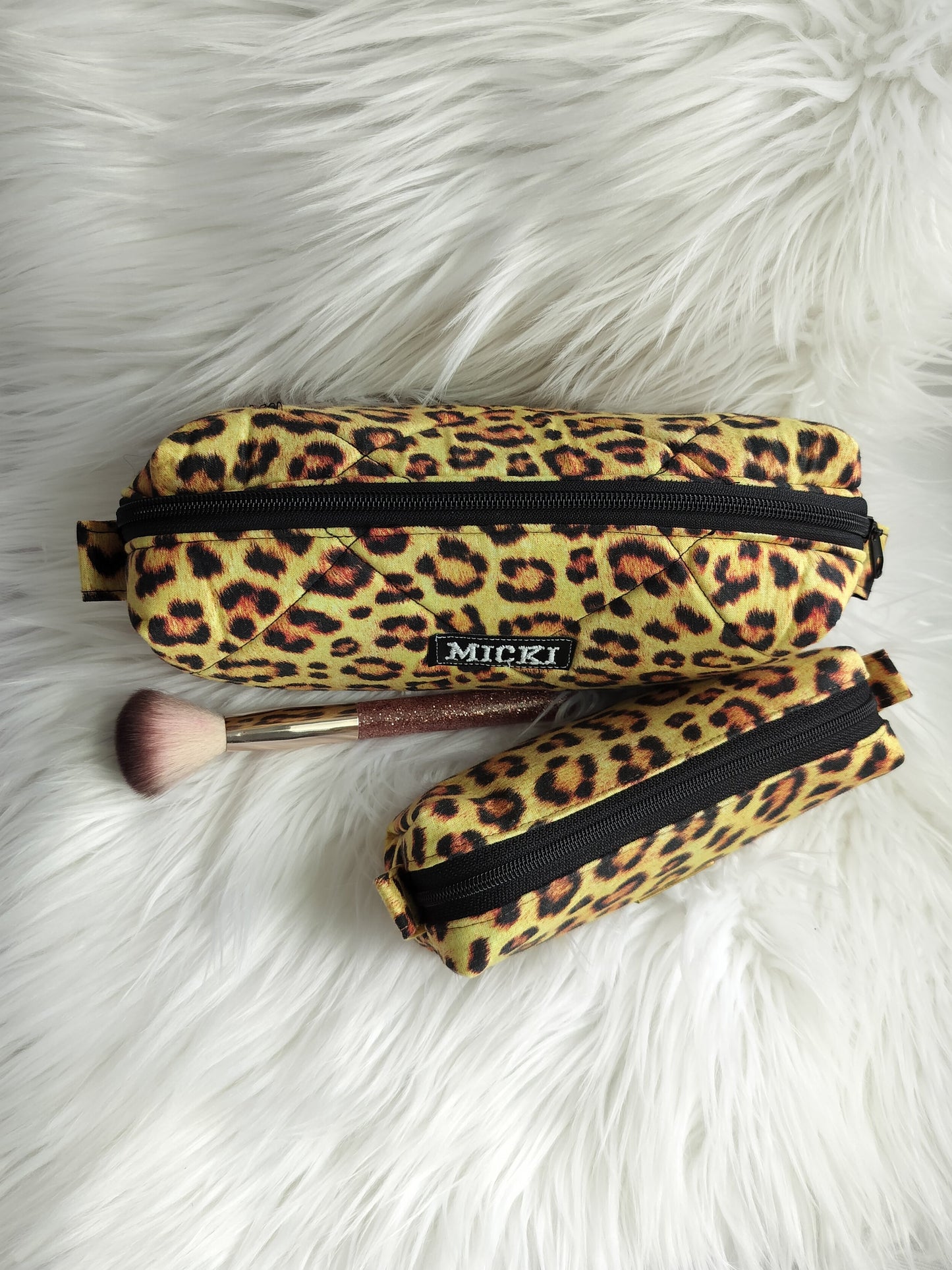 Makeup Bags Cheetah Box