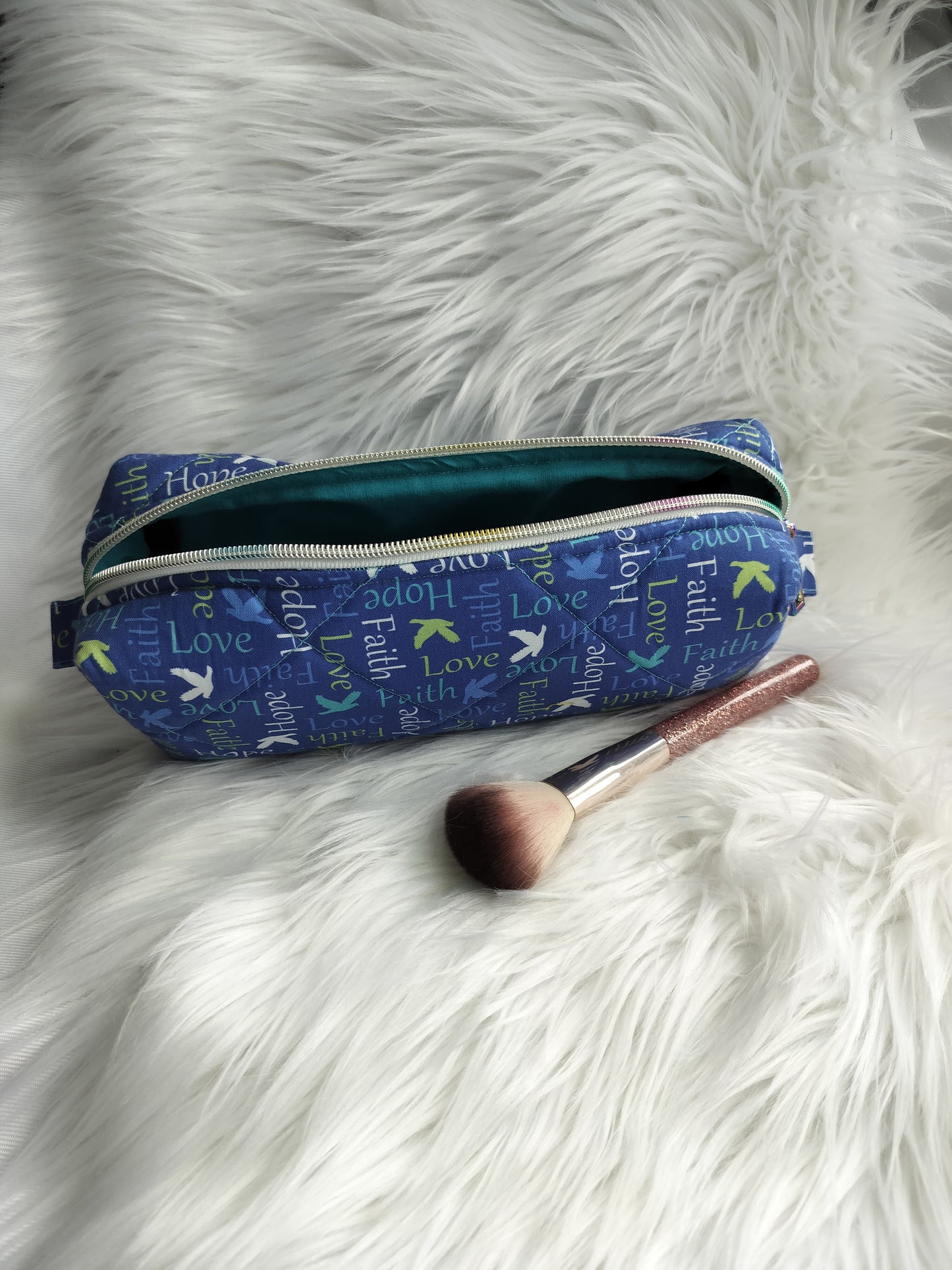 Makeup Bags Love Faith Hope Box