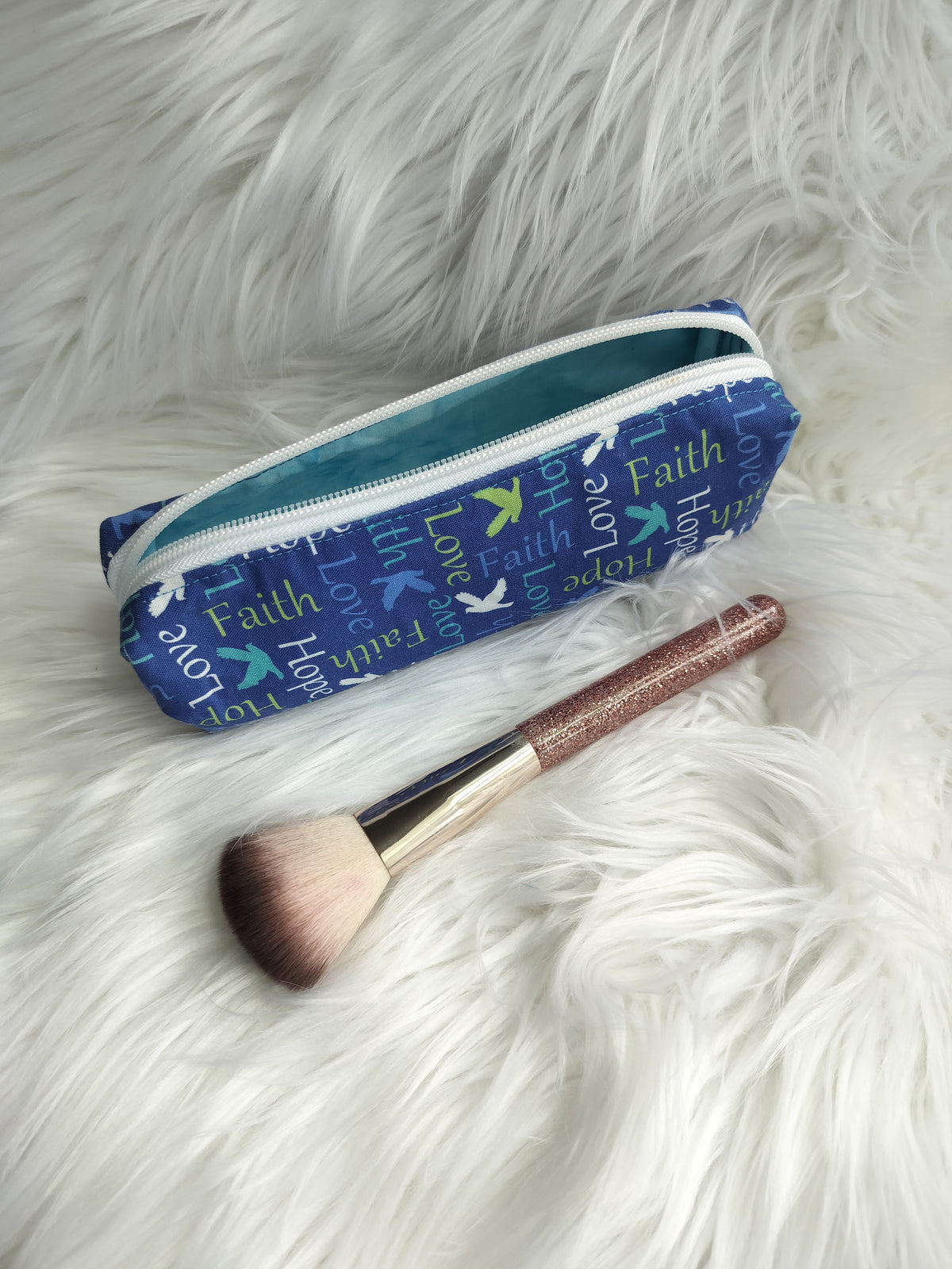 Makeup Bags Love Faith Hope Box