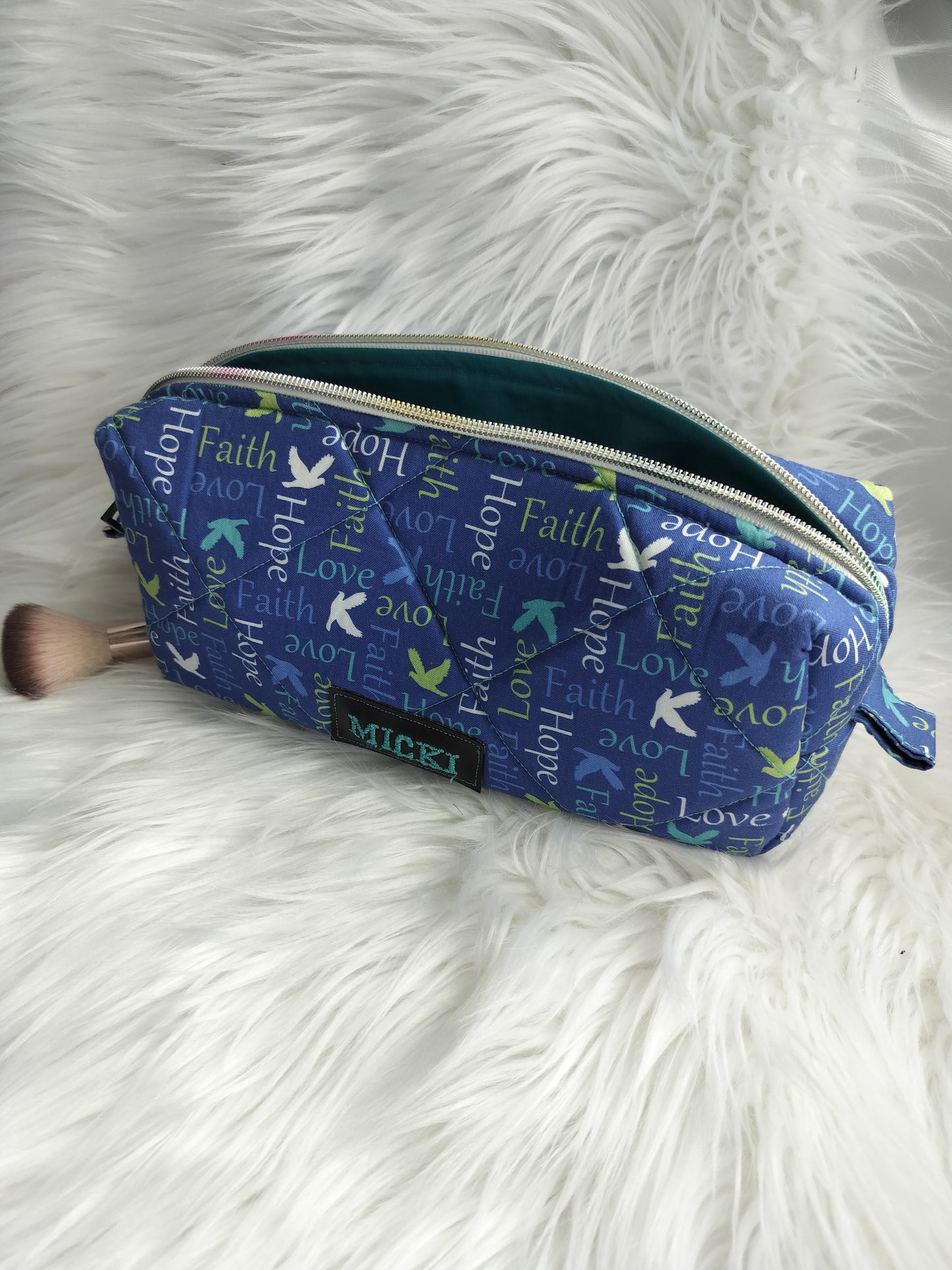 Makeup Bags Love Faith Hope Box
