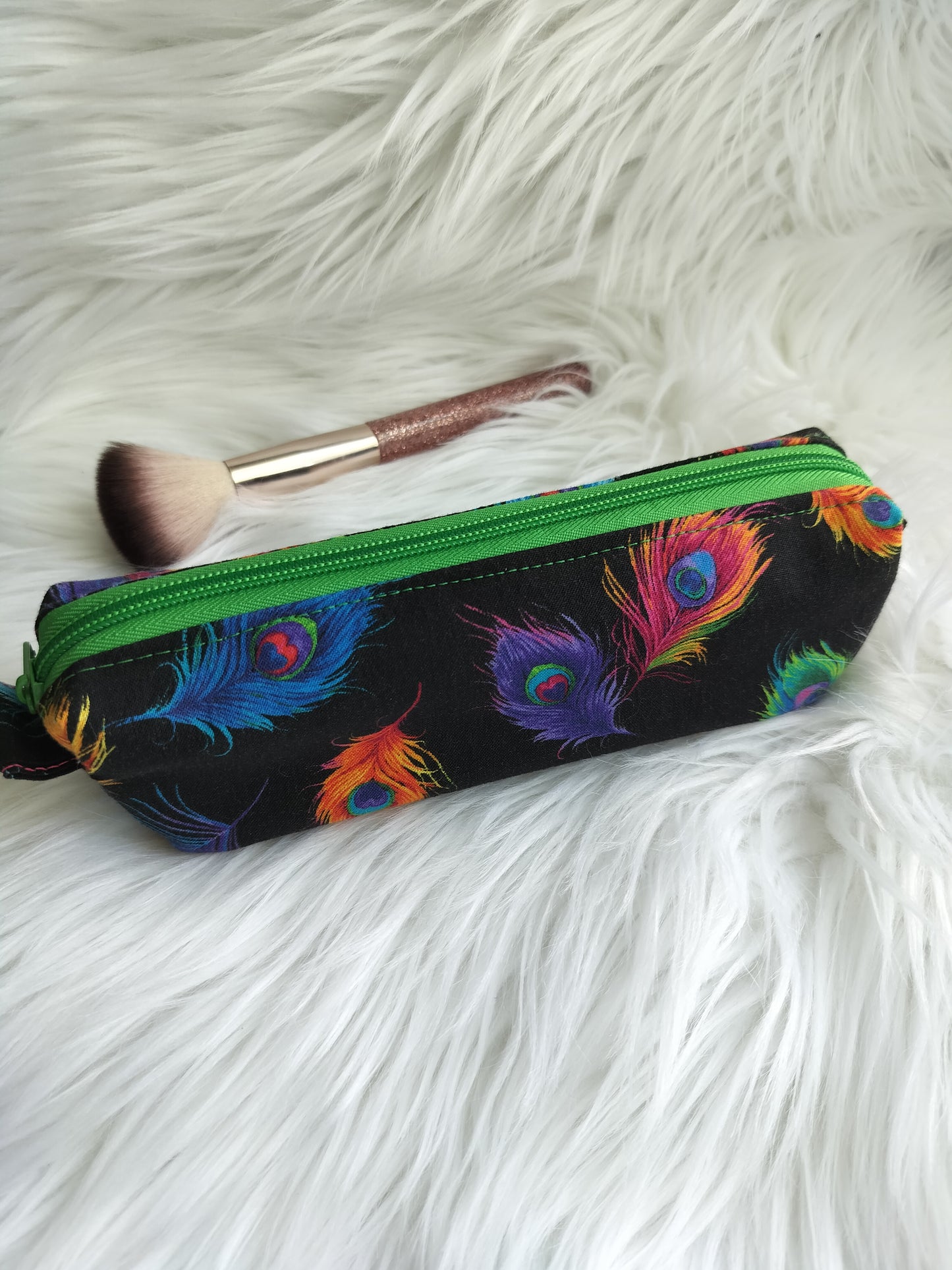 Makeup Bags Peacock, Feathers