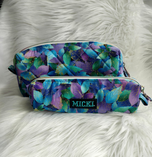 Makeup Bags Colorful Leaves