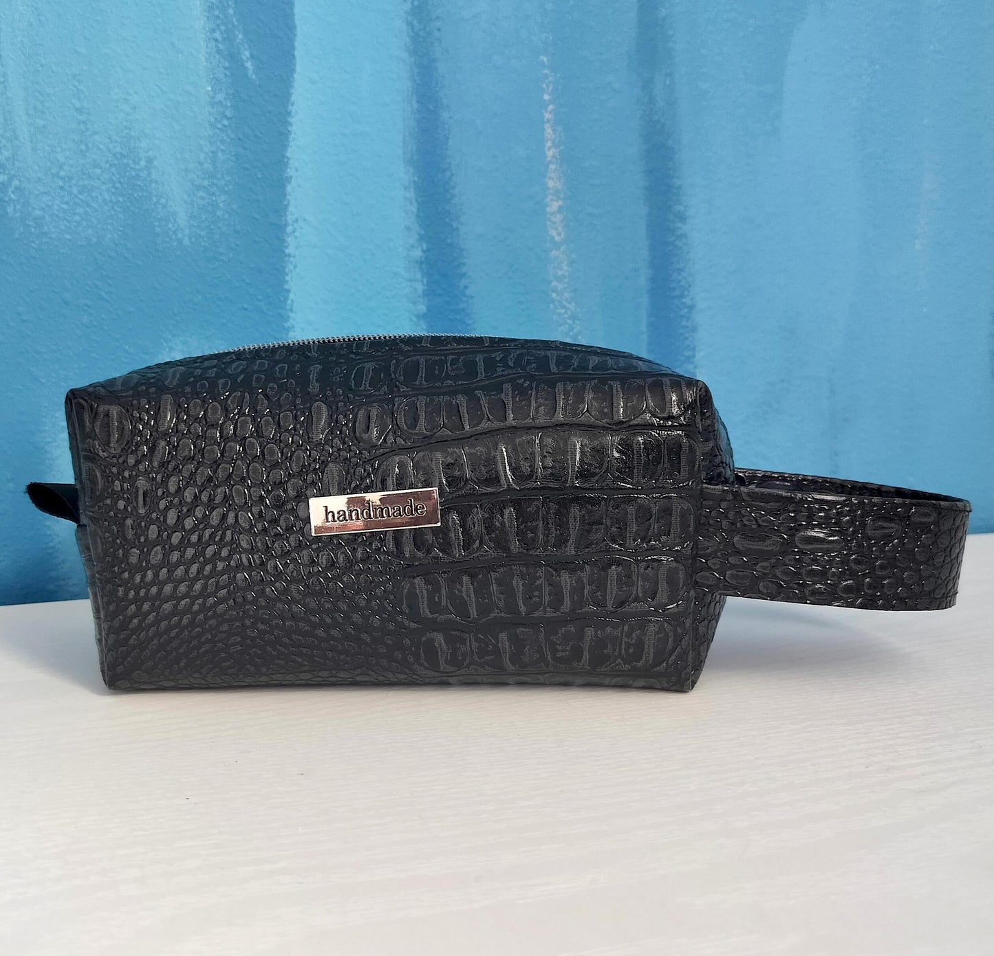Toiletries Bag Faux Leather Travel Accessories Pouch