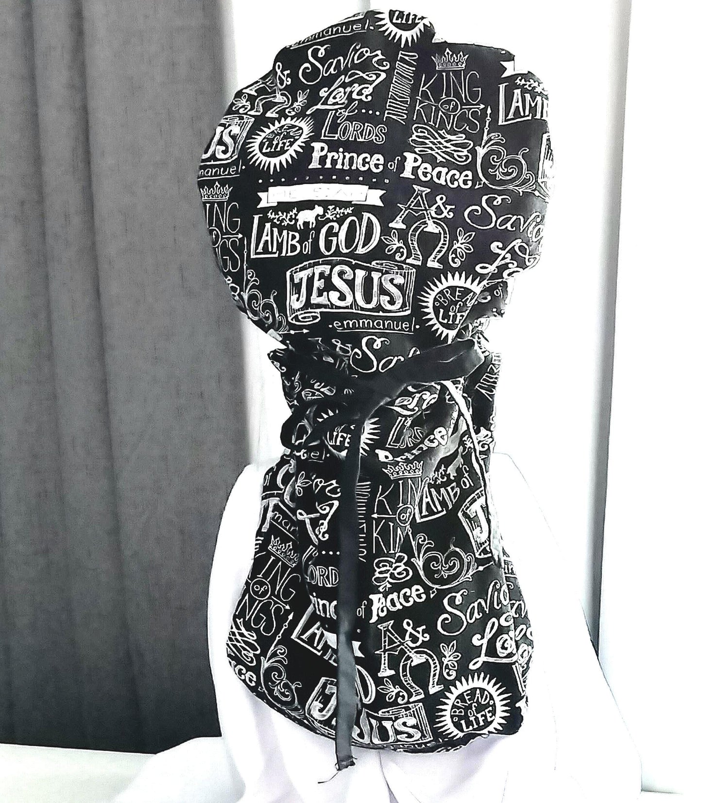 Satin Lined Ponytail Bonnet Extra Long Braids, Locs & Twists - In Jesus Name