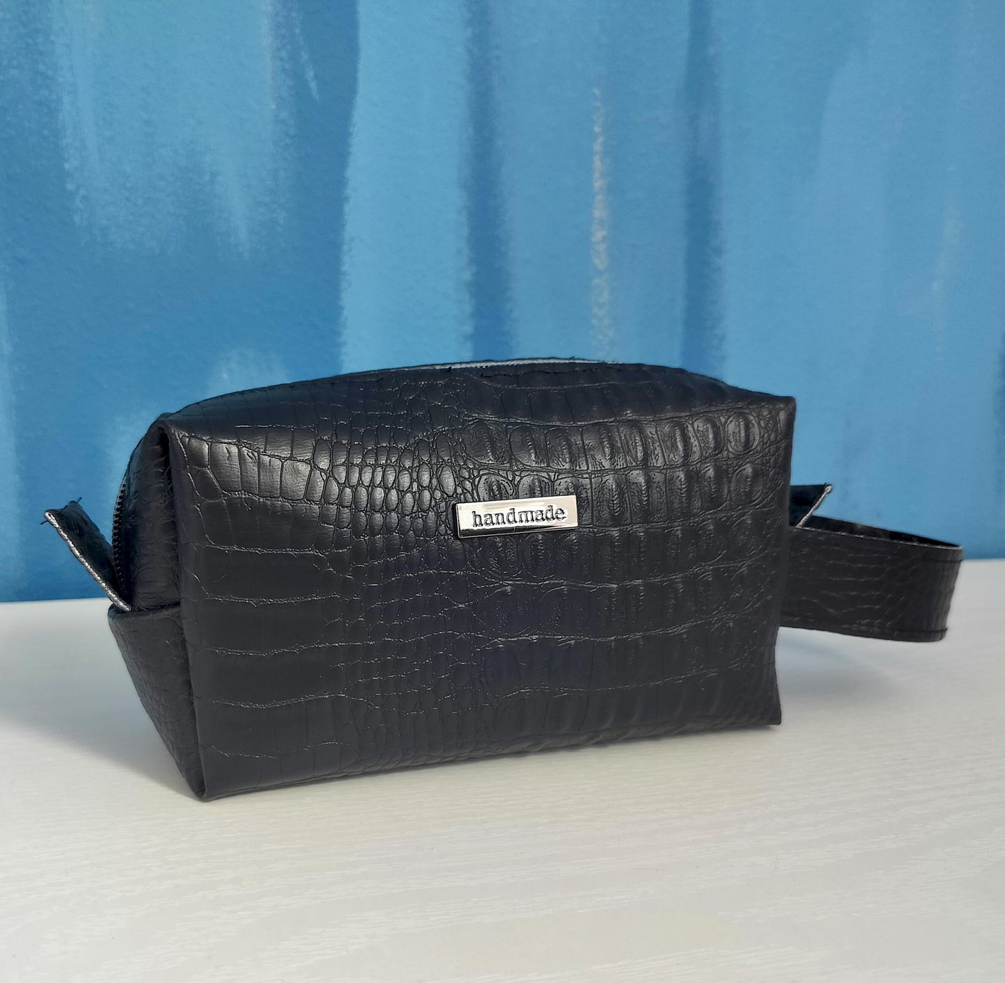 Toiletries Bag Faux Leather Travel Accessories Pouch