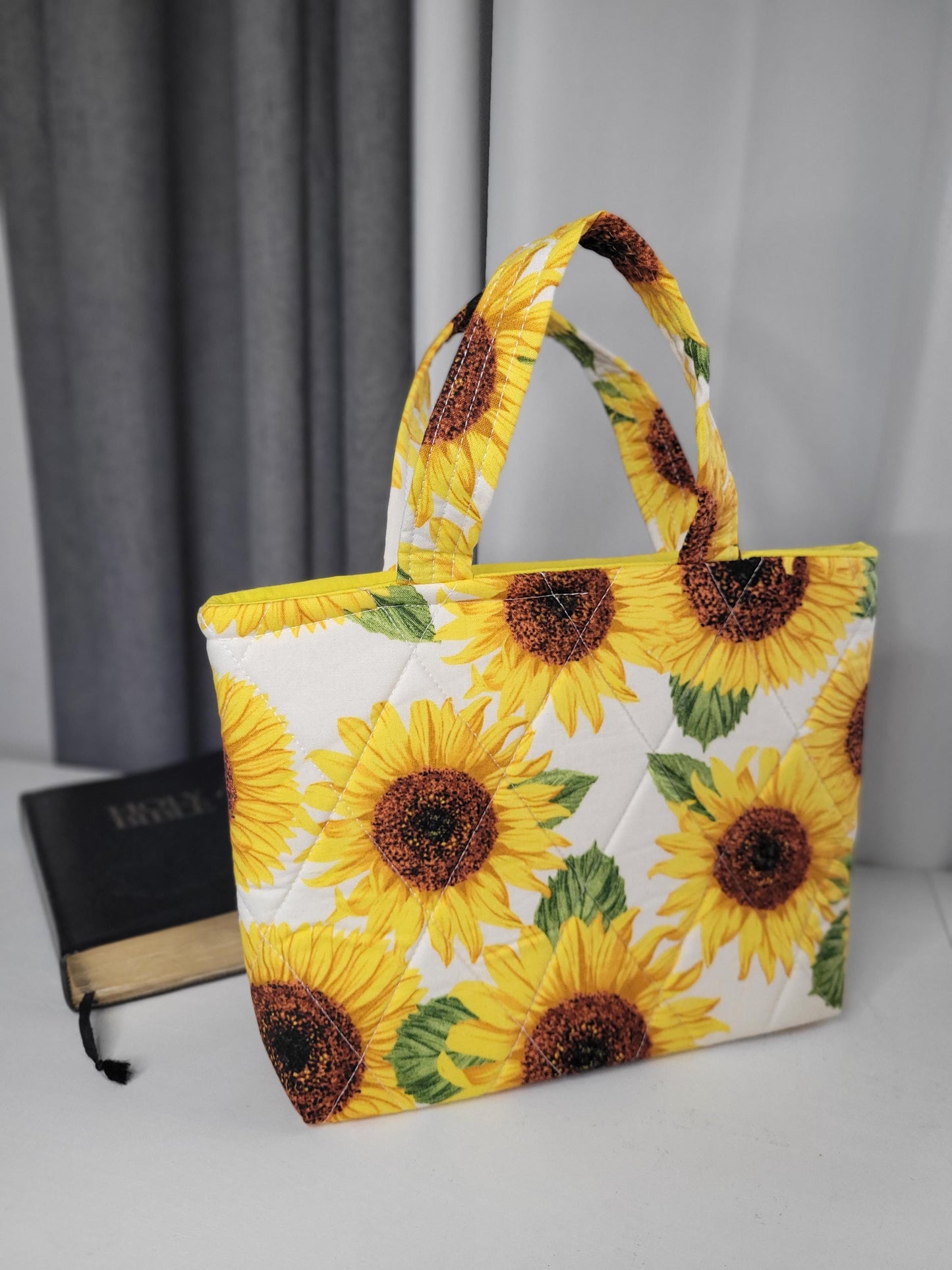 Mini Tote Bible Tote Book sleeve with handles