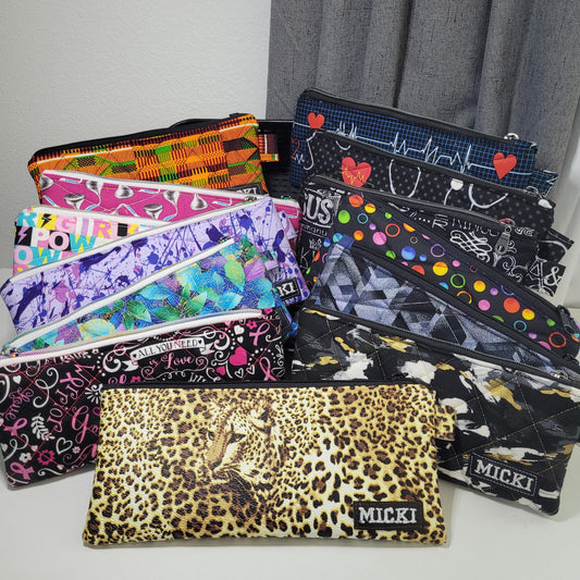 Quilted Pencil Pouch & Matching Coin Wallet